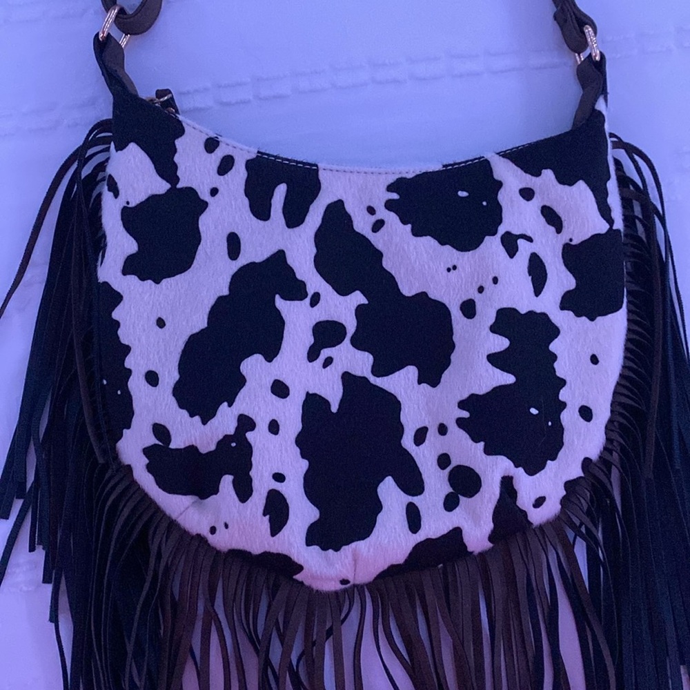 western fringe cowhide purse - Picture 12 of 16